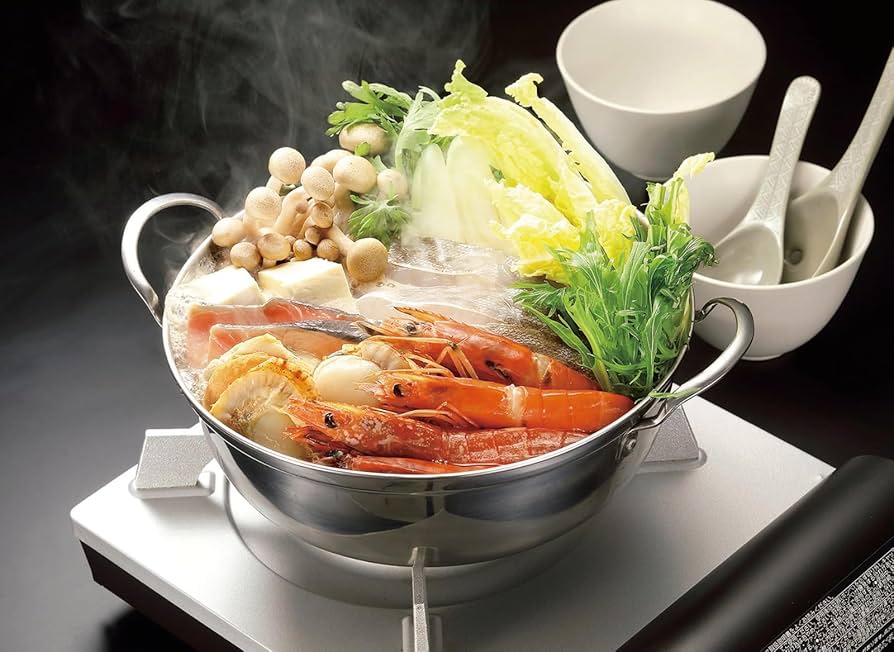 料理鍋(蓋付き) 60㎝ 容量63ℓ Amazon.co.jp: カクセー(Kakusee) 卓上鍋 22cm 2~4人用 両手鍋