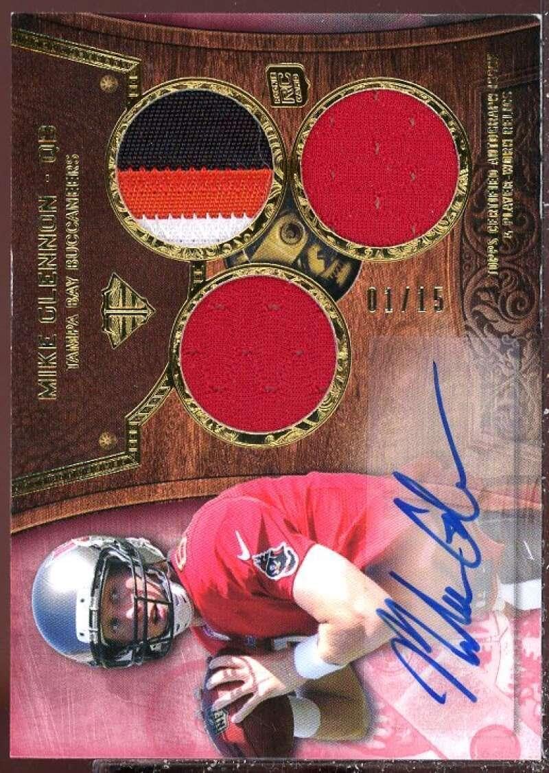 Mike Glennon JSY AU Card 2013 Topps Triple Threads Ruby #116 - Unsigned Football Cards