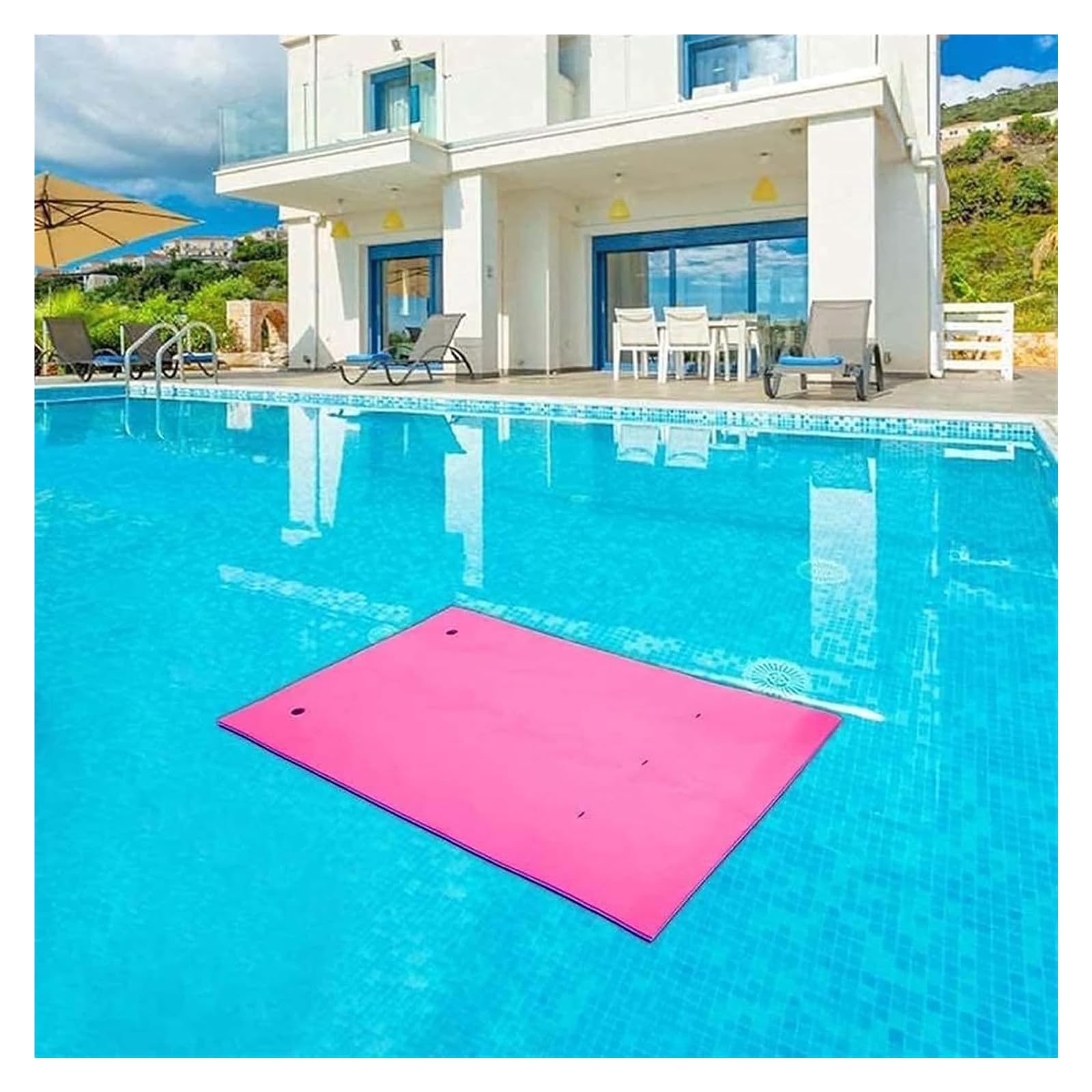 Colchoneta Flotante de Lirio, colchón acuático, for Relajarse y divertirse, for Playa, Lago Piscina