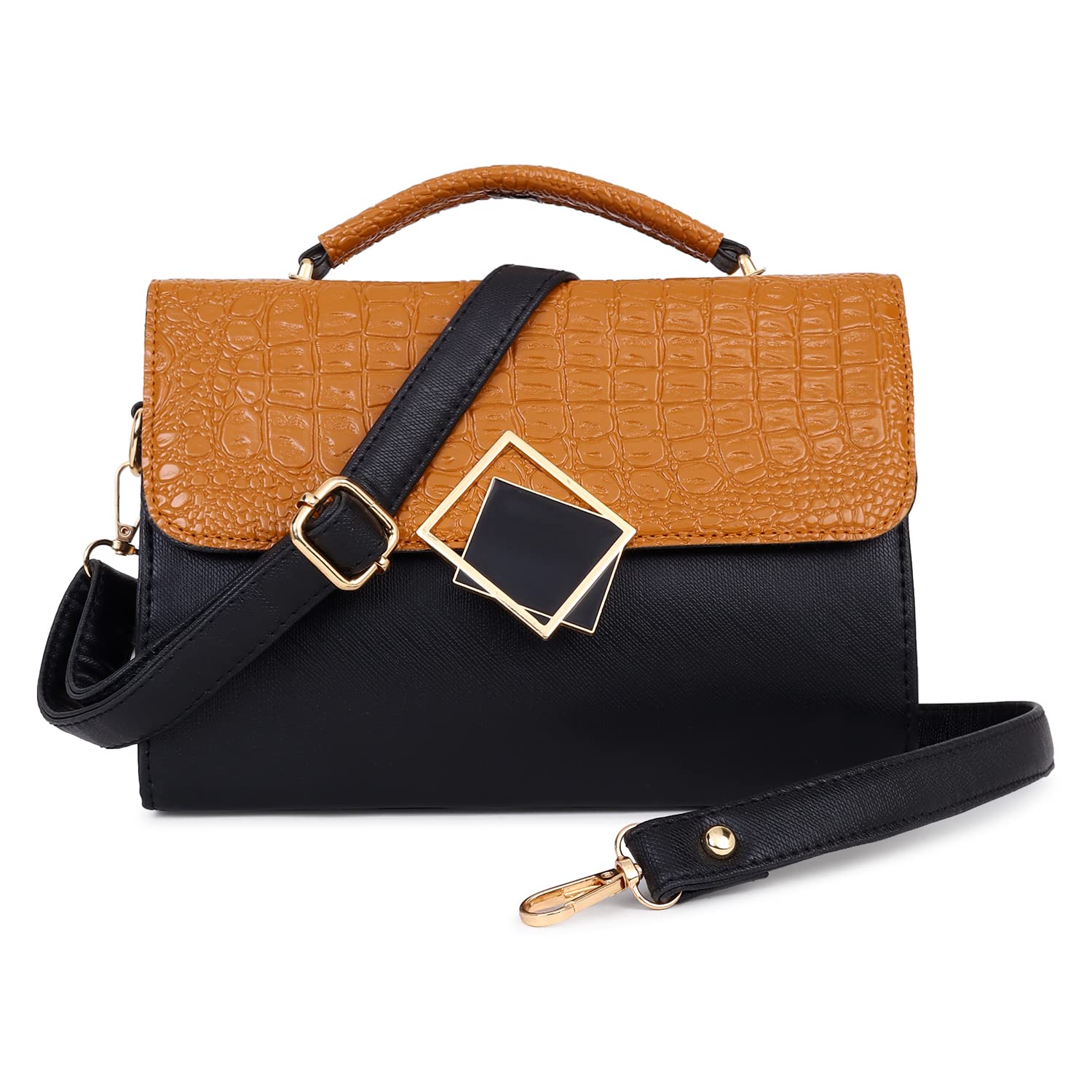 See full amazon price history chart for MARK & KEITH Women Colour Blocked Stachel Bag | Ladies Purse Cross Body Shoulder bag | (Mustard & Black) MARK & KEITH Women Colour Blocked Stachel Bag | Ladies Purse Cross Body Shoulder bag | (Mustard & Black) (B0BTJ3BJD3) Amazon Price History, Amazon Price Tracker