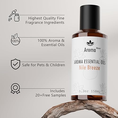 Miniatura 7 de Mezcla de aceites esenciales aromáticos Brisa del Nilo Aceite de fragancia de hotel para máquina difusora de aromaterapia, jazmín cítrico y madera