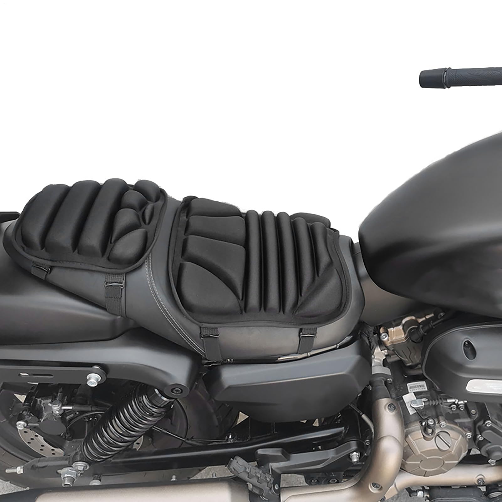 Cojín De Asiento De Motocicleta - Cojín De Cojín De para Asiento De Motocicleta | Funda De Asiento Amortiguadora Transpirable para Avanzados, Conductor, Carretera De Montaña, Viaje Largo