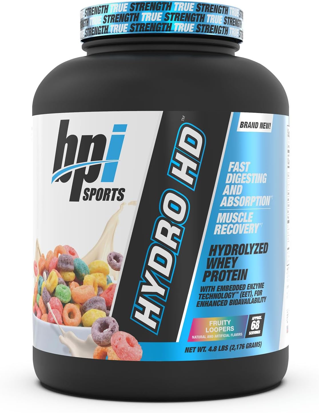 BPI Sports Hydro HD - 100% Hydrolyzed Whey Protein Powder - Muscle Growth, Recovery, 25g of Hydrolyzed Protein, Low Carb, Low Sugar, Fast Absorbing (68 Servings, Chocolate Lava Cake)
