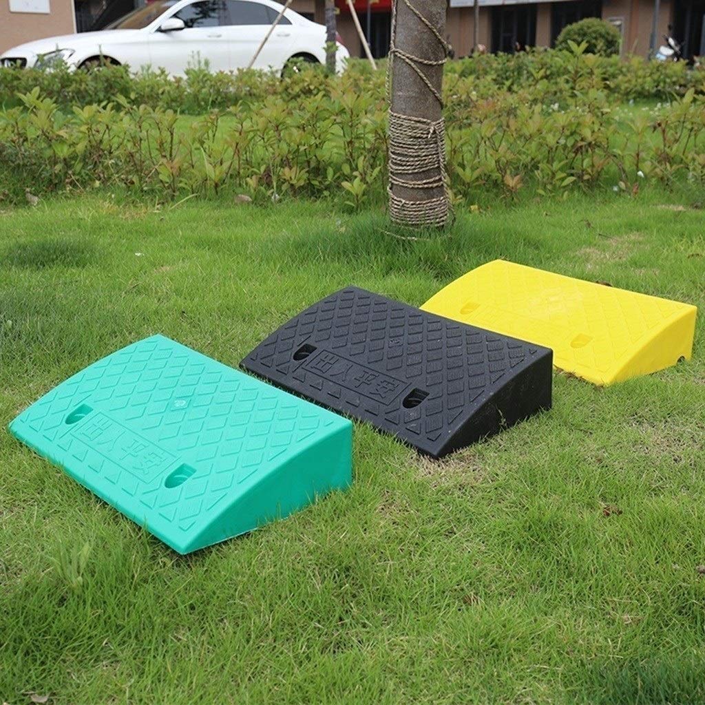 Curb Ramp,High Performance Plastic Curb Hellingen,Draagbare Rolstoel Uitgeschakeld Accessoire Mobiliteit Drempel Hellingen Voor Auto Motorfiets Fiets Rolstoel (Color : 2pcs Curb Ramp,High Performance Plastic Curb Hellingen,Draagbare Rolstoel Uitgeschakeld Accessoire Mobiliteit Drempel Hellingen Voor Auto Motorfiets Fiets Rolstoel (Color : 2pcs