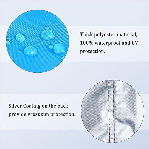 Miniatura 3 de NINAT Toldo para pared lateral, carpa impermeable para toldo desplegable de 10 x 10 pies, gazebos de pierna recta, toldos instantáneos al aire