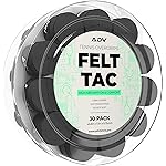 ADV Dry Tennis Overgrip Tape - 3, 12, 30, 60 Pack - FeltTac Tennis Racket Grip Tape - Ultra Absorbent Tennis Grip Tape - Comfort Tennis Racket Grips - Tennis Grips Overgrip (30-Pack Black)