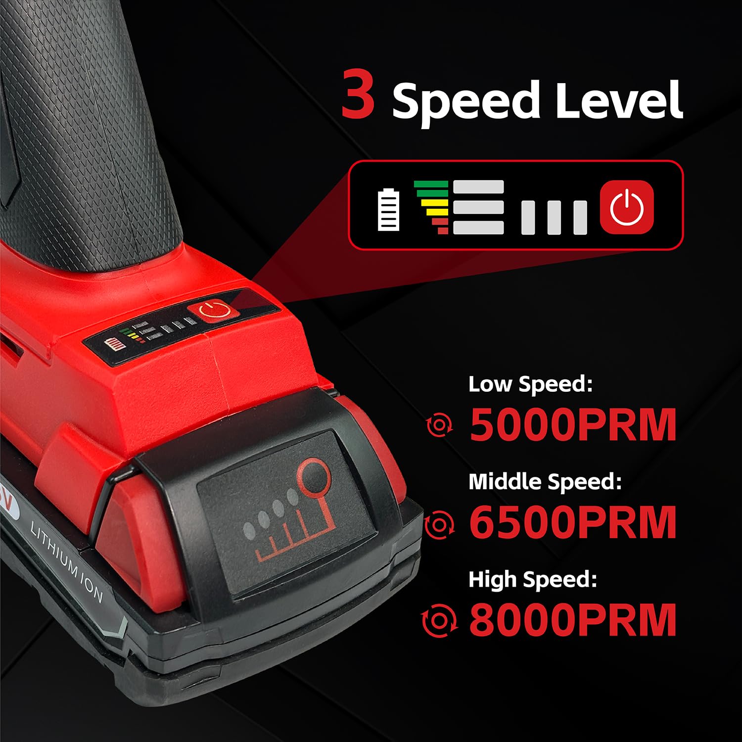 Bezprzewodowa szlifierka kątowa kompatybilna z Milwaukee M18 18 V bateria (bez baterii), zasilana baterią, szlifierka kątowa 4-1/5.1 cm (bez kółek) (czerwona)
