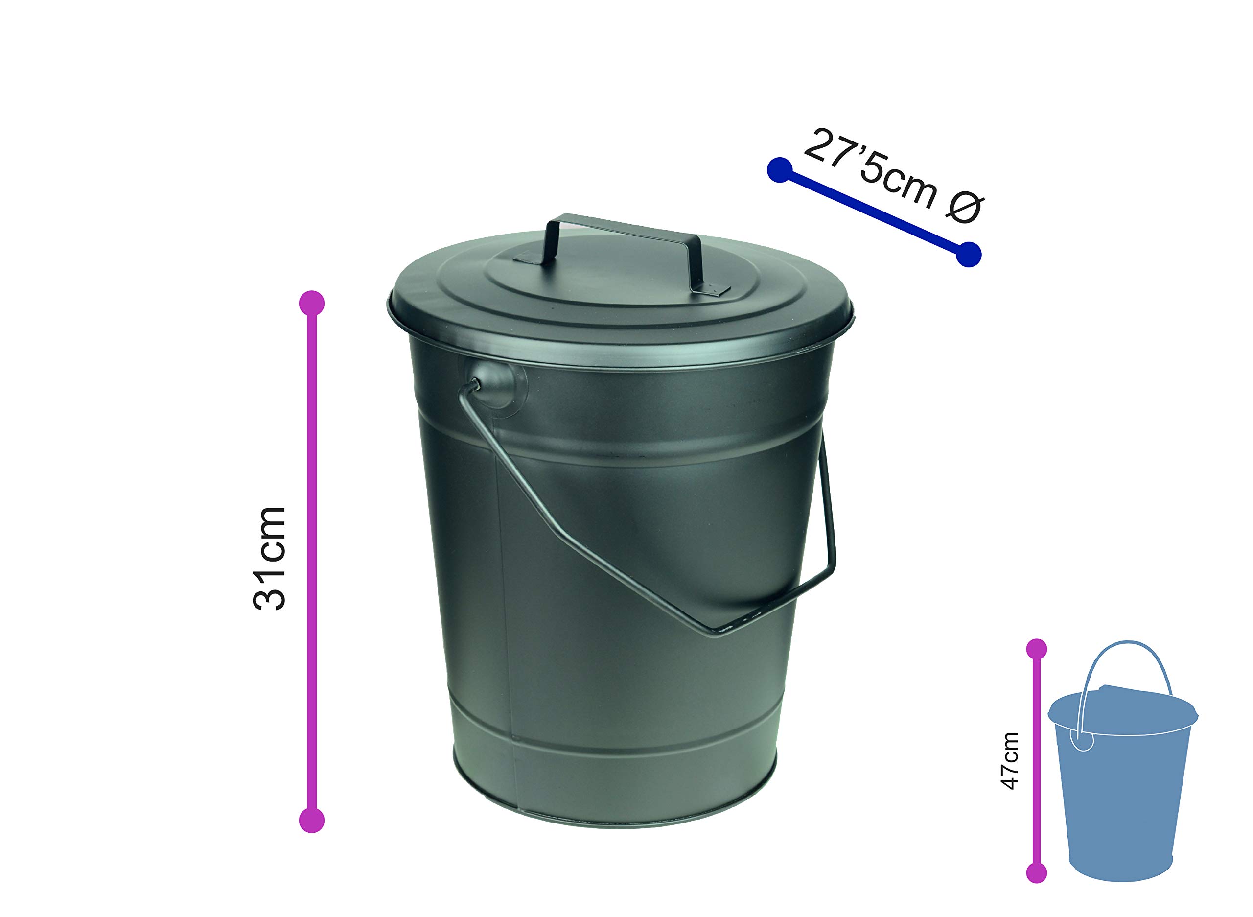 Fuelle Chimenea HERSIG - Accorios Chimenea | Set Cepillo Y Recogedor | FindTheDeal Recogedor Cenizas Chimenea