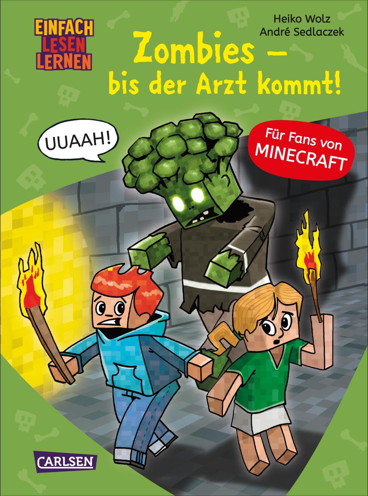 Lesenlernen mit Spaß - Minecraft 1: Zombies - bis der Arzt kommt!: Für Fans von Minecraft | Erstlese-Abenteuer