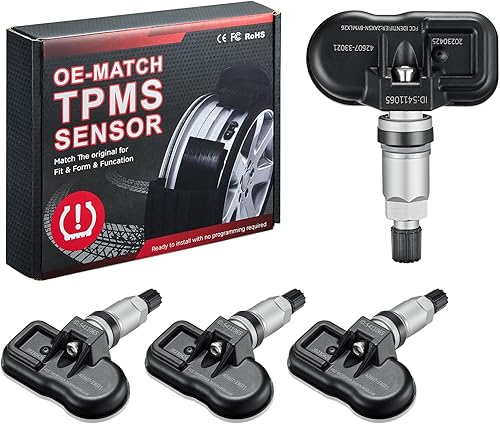 BDFHYK Sensor TPMS mejorado 315Mhz Sistema de monitoreo de presión de neumáticos compatible con Toyota 4Runner Avalon Camry Corolla FJ Cruiser
