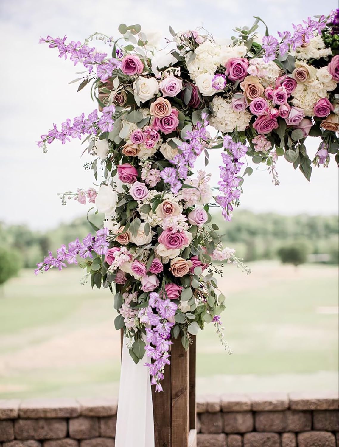 IPOPU Purple Artificial Gladiolus Flowers 5PCS Lavender Flowers Artificial Gladiolus 33" Long Stem Artificial Flowers for Tall Vase Wedding Home Party Table Floral Arrangement (Light Purple) - Image 7