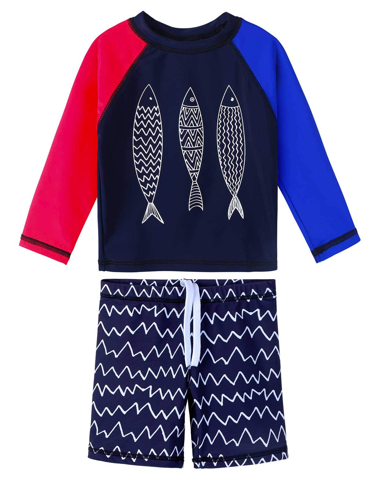 XFGIRLS Baby Boys Swimsuit Toddler Sunsuit UPF 50+ Sun Protection One Piece Beach