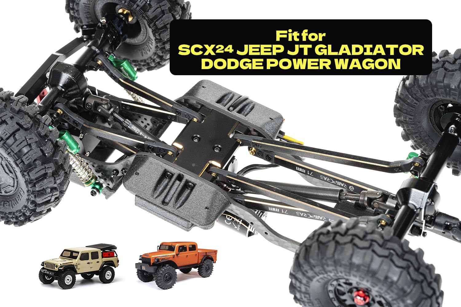 Amazon.com: RampCrab High Clearance 4 Links Set for SCX24
