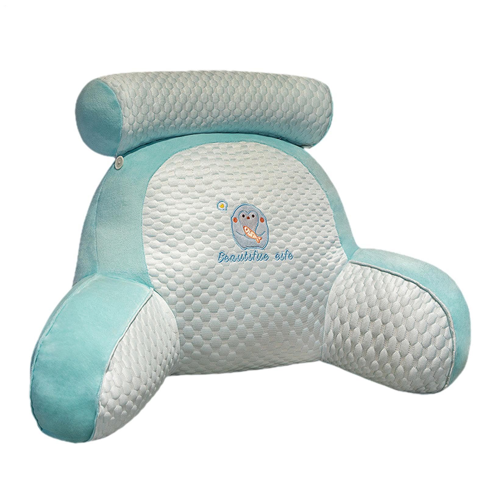 Coussin de lecture lit dossier amovible avec accoudoir mousse mémoire de forme