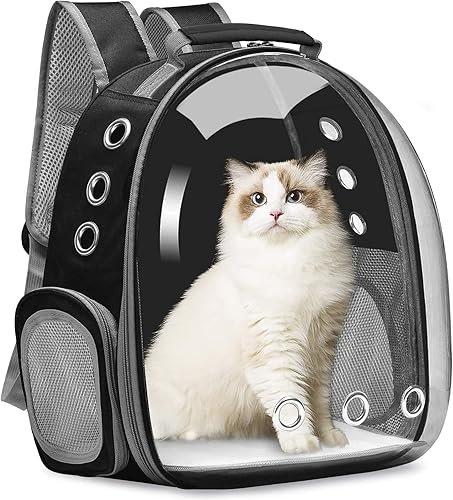 Cat Backpack Carrier, Pet Carrier Backpack, Small Dog Backpack Carrier for Small Dogs, Bubble Bag, Airline-Approved, Designed for Travel, Hiking,