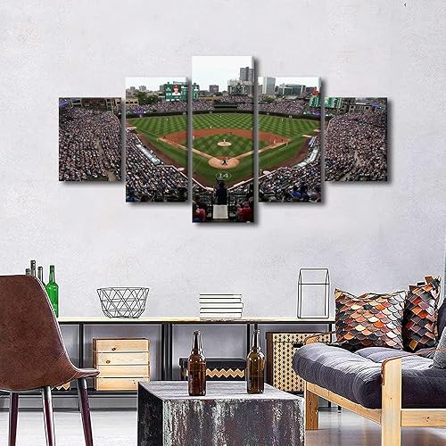 Miniatura 413 de Decoración de pared, lienzo para estadio deportivo de Estados Unidos, arte de pared moderno Fenway Park en Boston, arte de pared para oficina, sala