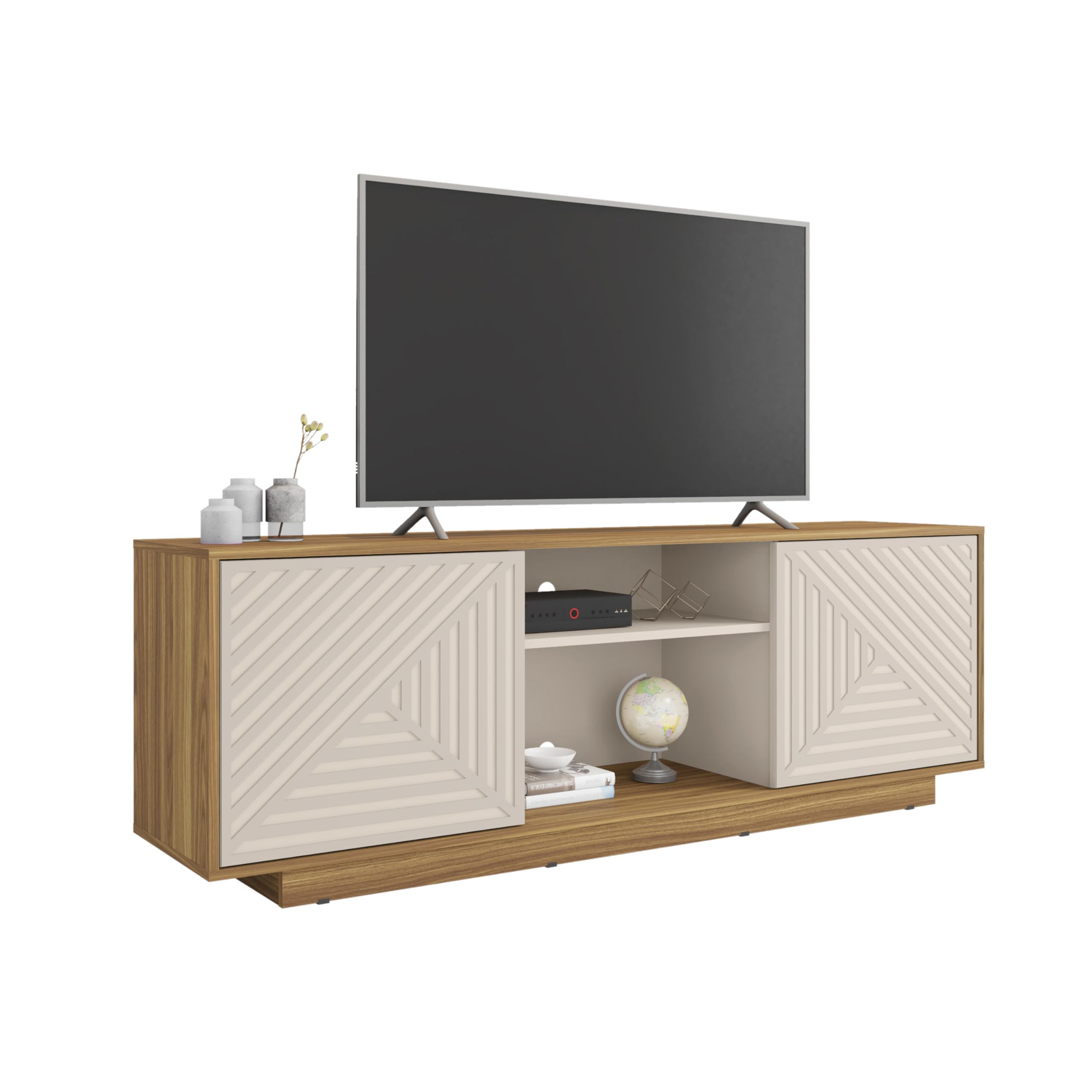 Techni Mobili RTA-940TV-OAK TV Stand, Oak