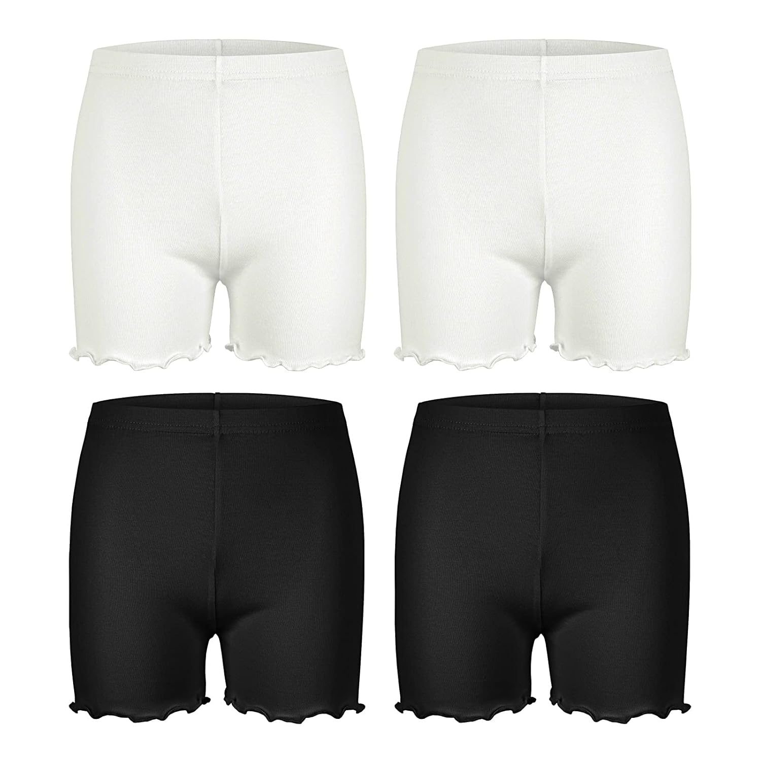 FreeNFond Girls Shorts Under Dress Dance Bike Shorts for