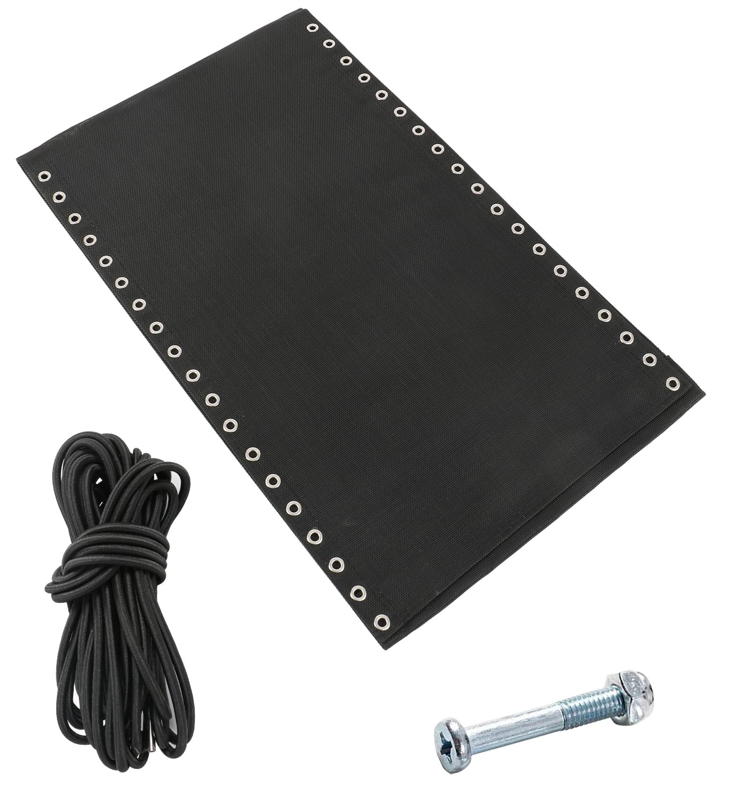 Photo 1 of 17" 19" 21" Wide Zero Gravity Chair Replacement Fabric, Repair Cloth with 4 Gravity Chair Replacement Cord Screws Kit, Zero Gravity Chair Accessories for Sling Patio Lawn Lounge Chair, Black