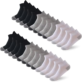 Trainer Socks for Men and Women Cotton Sports Socks for Men and Women Nonslip Ankle Athletic Socks Running Socks