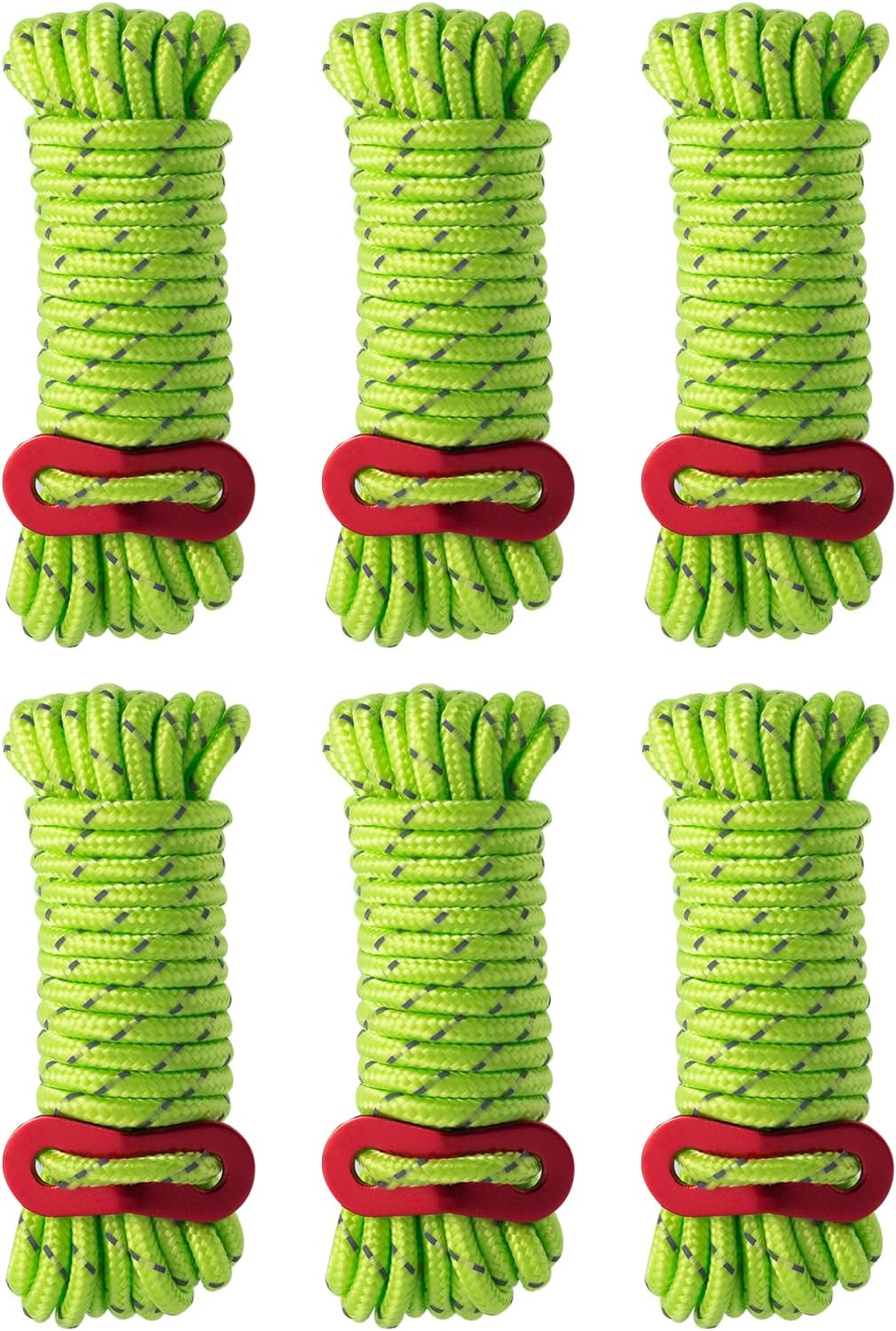 16Feet Guy Lines Ultralight Tent Cords with Aluminum