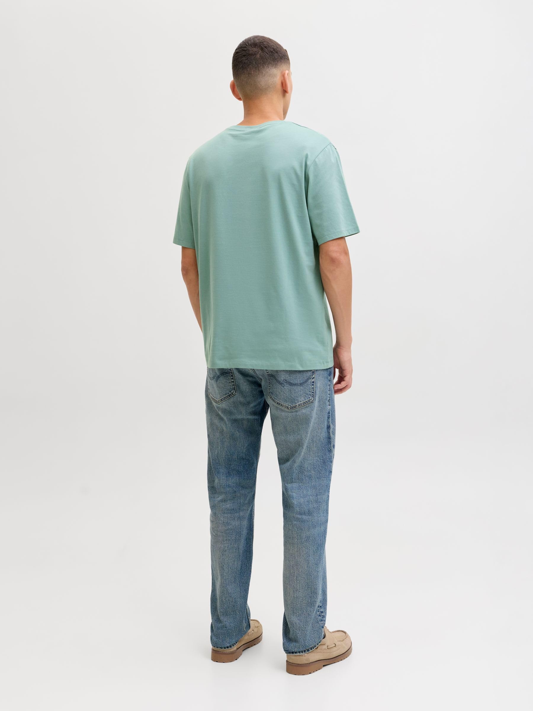 JACK & JONES Jjelogo tee SS O-Neck 2 Col Ss26 Sn Hombre (Pack de 1)