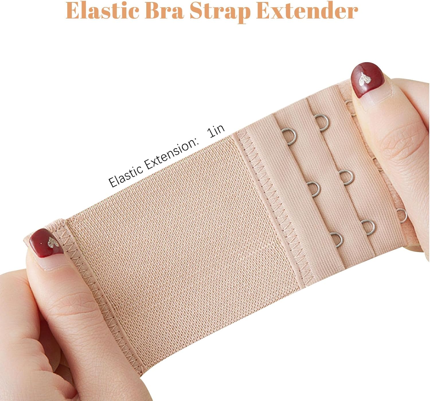 Women's Bra Extenders, Stretchy Bra Extender, Bra Strap Extender Elastic Extension Strap