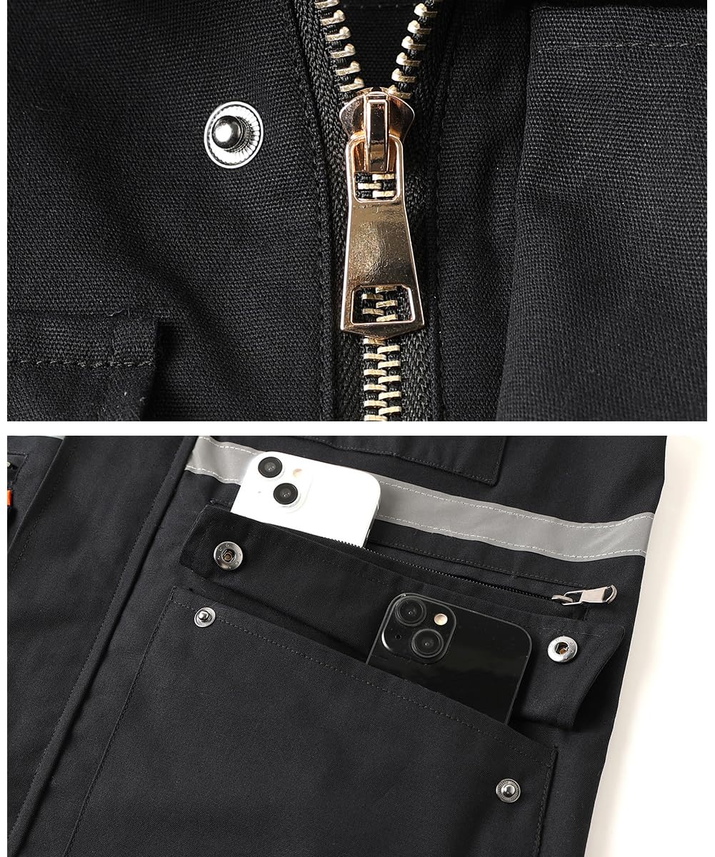 Chaleco Tip Safari para Hombre Chaleco de Trabajo con Bolsillos Chaqueta Sin Mangas para Caza Fotografía Chaleco Reflectante de Pesca