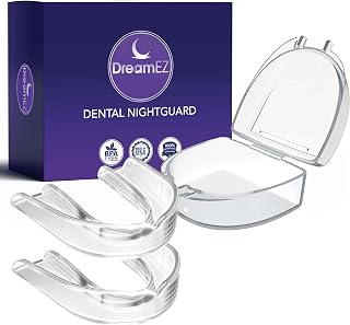 Anti Grinding Mouth Guard for Clenching Teeth at Night, Professional Dental Night Guard for Grinding and Bruxing, Made in The USA (2-Pack)