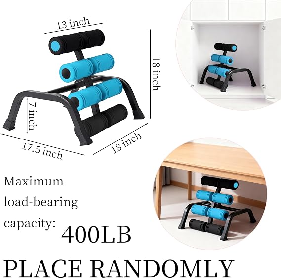 Mini Home Inversion Table with Massage Roller for Muscle Relaxation