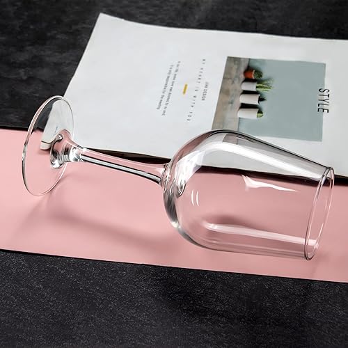 Miniatura 6 de Juego de 12 copas de vino totalmente templadas, copas de vino tinto duraderas de 12 onzas para bodas, fiestas, aptas para lavavajillas