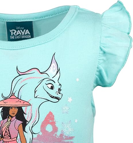 Miniatura 4 de Disney Lilo & Stitch Raya y el último dragón Encanto Moana Mirabel Sisu - Vestido para niñas pequeñas y grandes