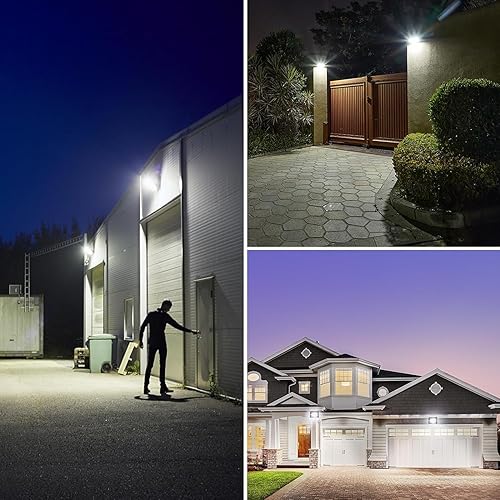 Miniatura 3 de HITOO Reflectores LED de 50 W para exteriores, reflector súper brillante para exteriores, luz de trabajo exterior con enchufe de 5.25 pies, IP66