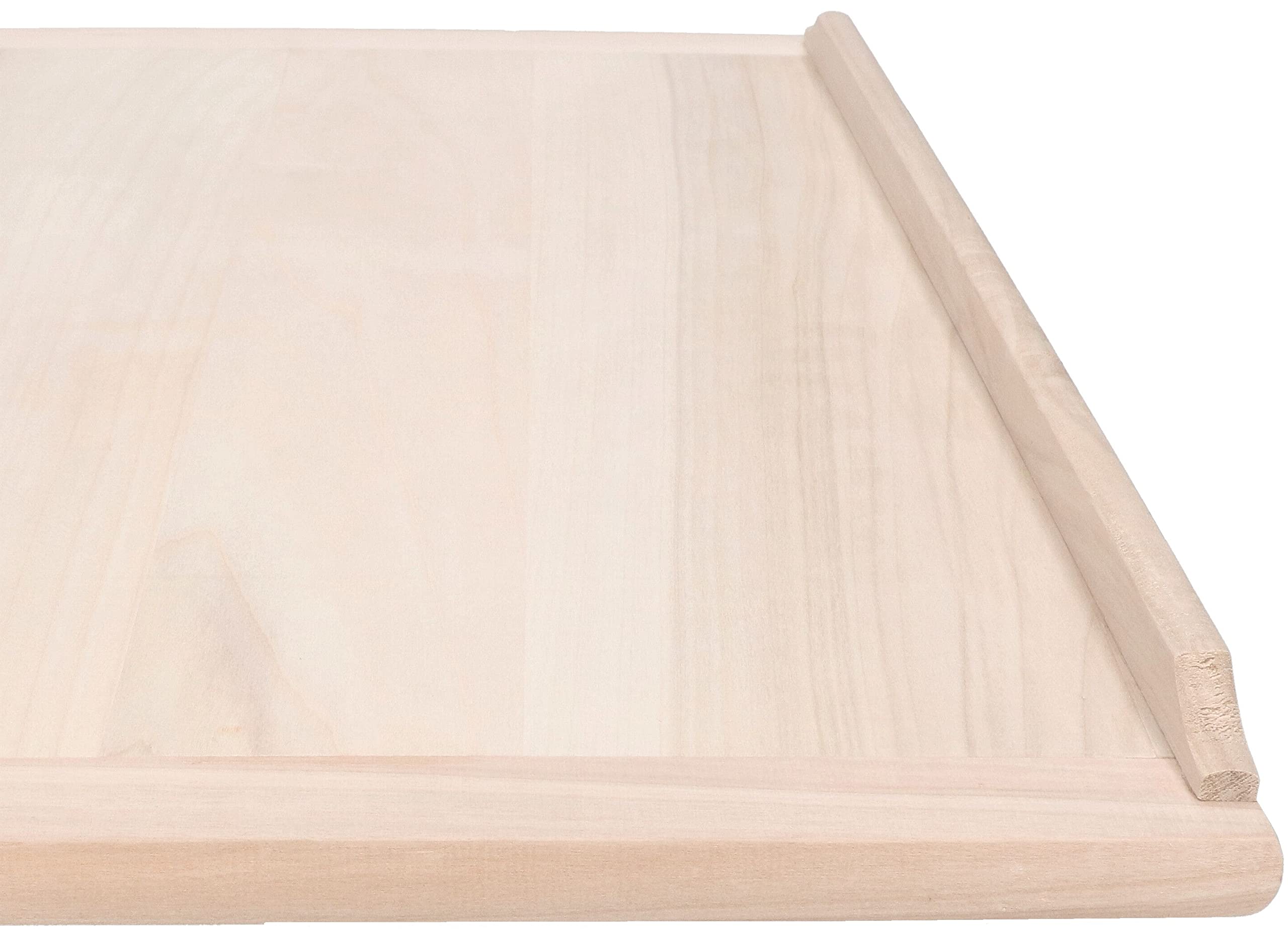 KOTARBAU® Tagliere grande in legno con battiscopa, 60 x 40 cm