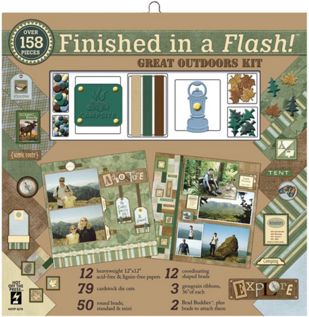 Finished in A Flash Page Kit 12"X12"-Great Outdoors