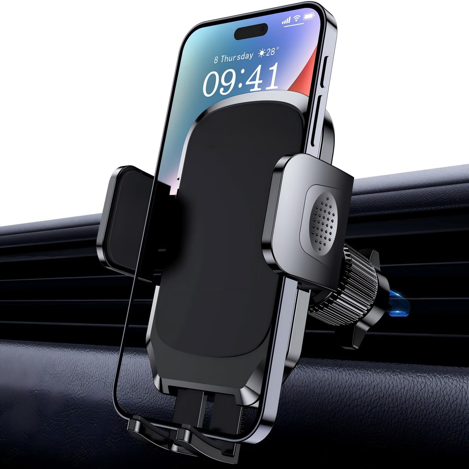 Tryagat Normal Car Phone Holder For Mg Zs 2020-2024, Air Vent Mount Steel Single Hook Stable Smartphone Cradle Gravity Stand Accessories