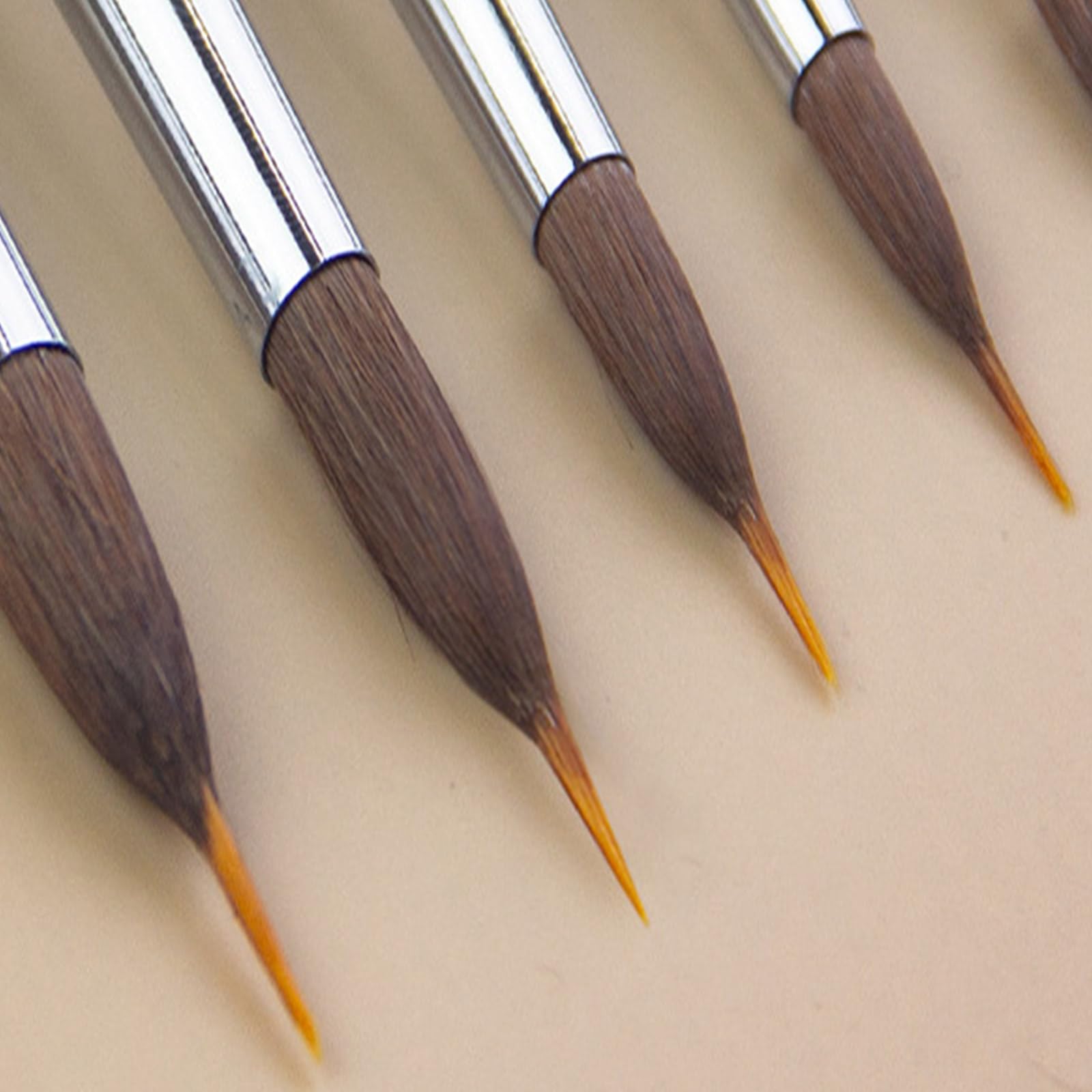 Pinceau de détail avec manche en bois pour artiste aquarelle, G