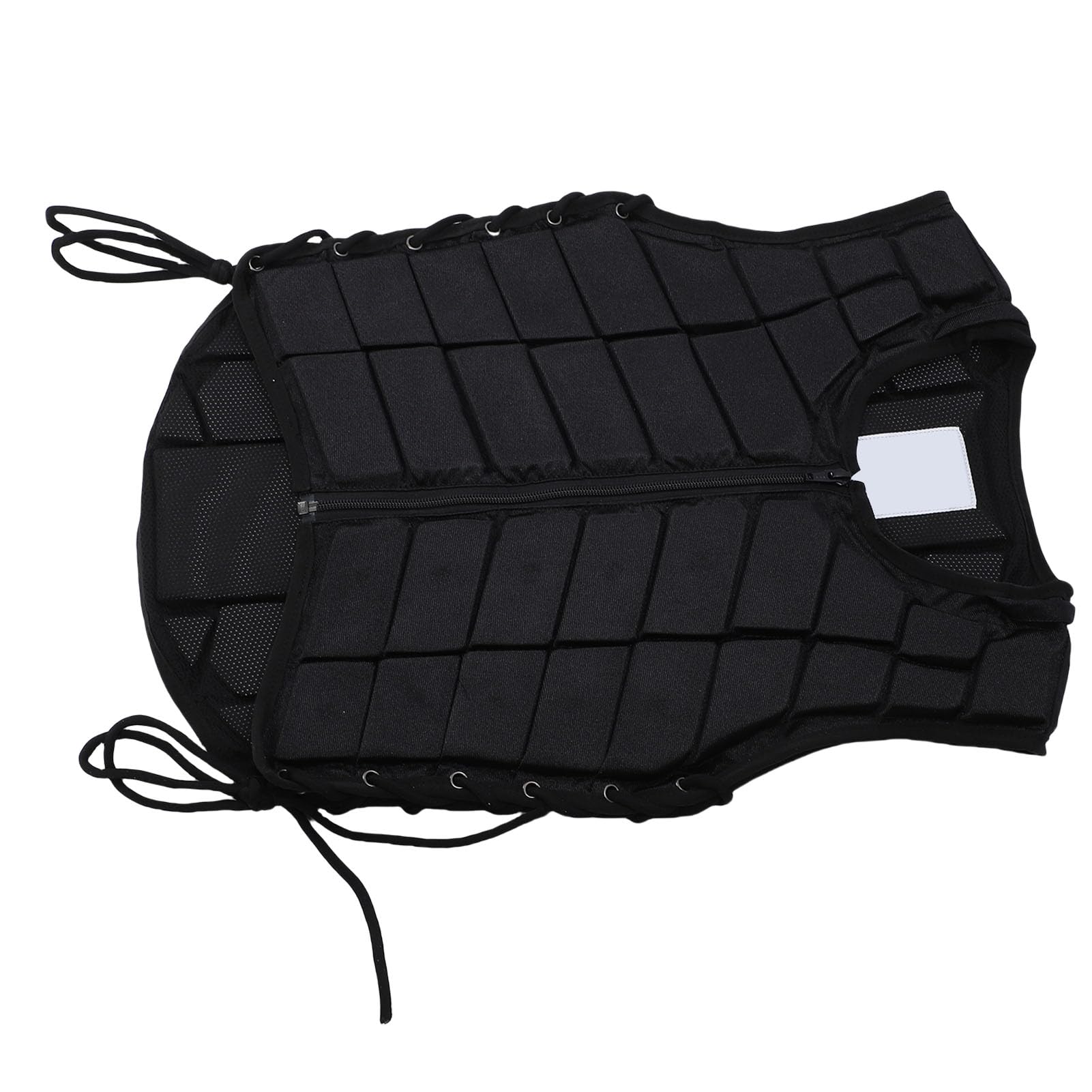 RiToEasysports Gilet d'équitation pour enfants, gilet de protection pour l'équitation, absorption des chocs avec côtés réglables, fermeture éclair, doublure respirante pour garçons et filles