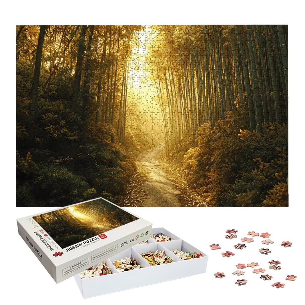 Puzzle 5000 Piezas, Puzzle Bosque de Madera para Adultos, Regalos -2426