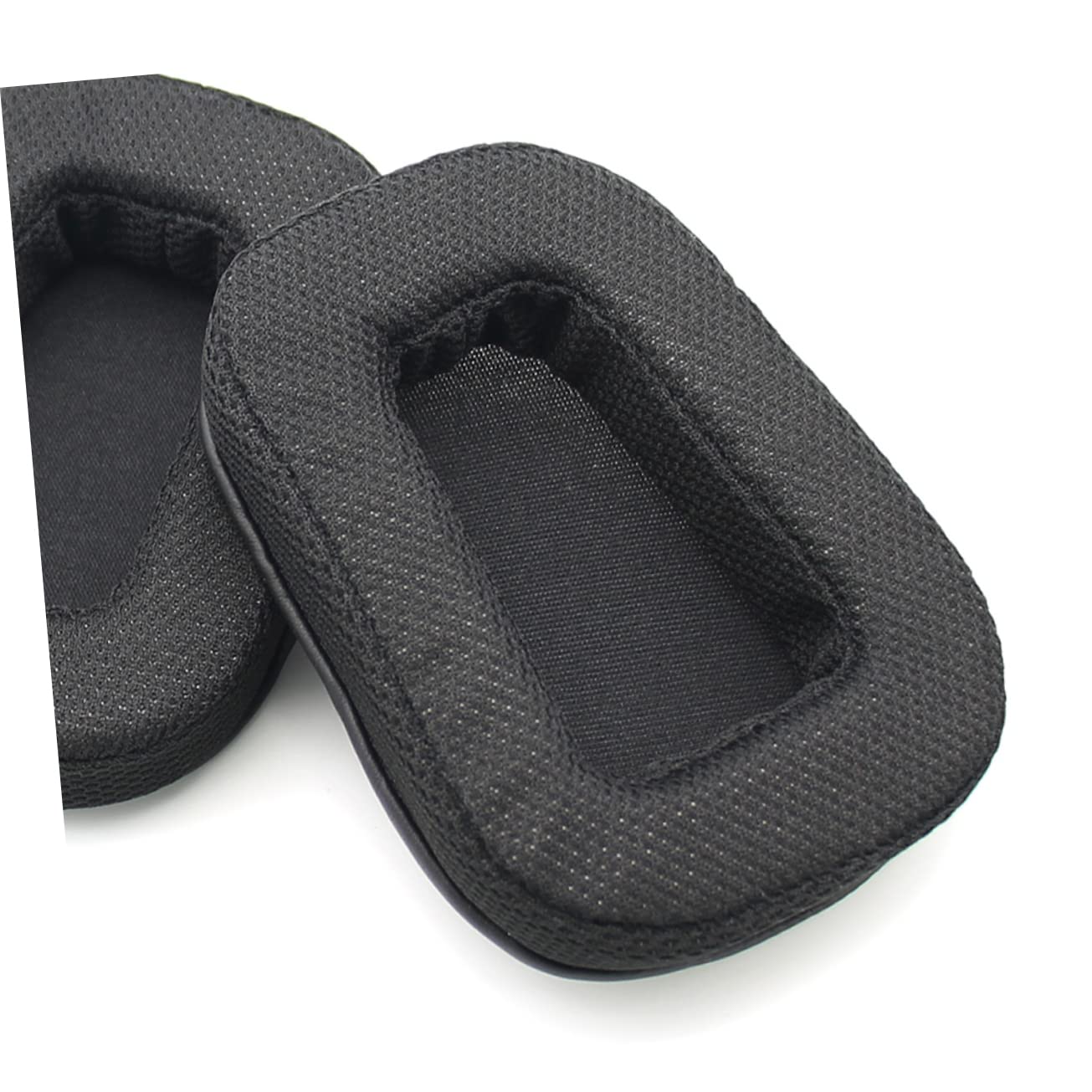 DOITOOL 3piezas Almohadillas De Repuesto Suede para Auriculares Cojines Transpirables y Cómodos para Gaming Negro