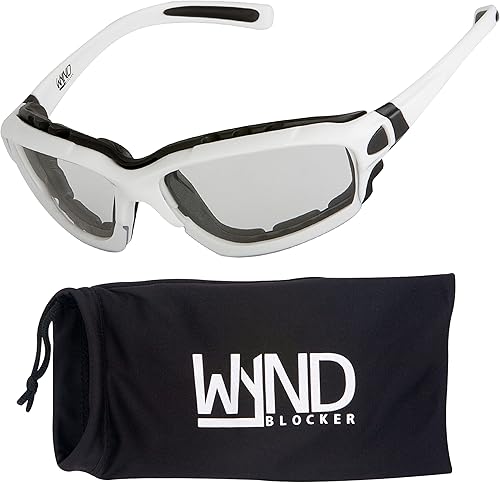 WYND Blocker - Gafas envolventes para motocicletas y deportes extremos, tipo pantalla
