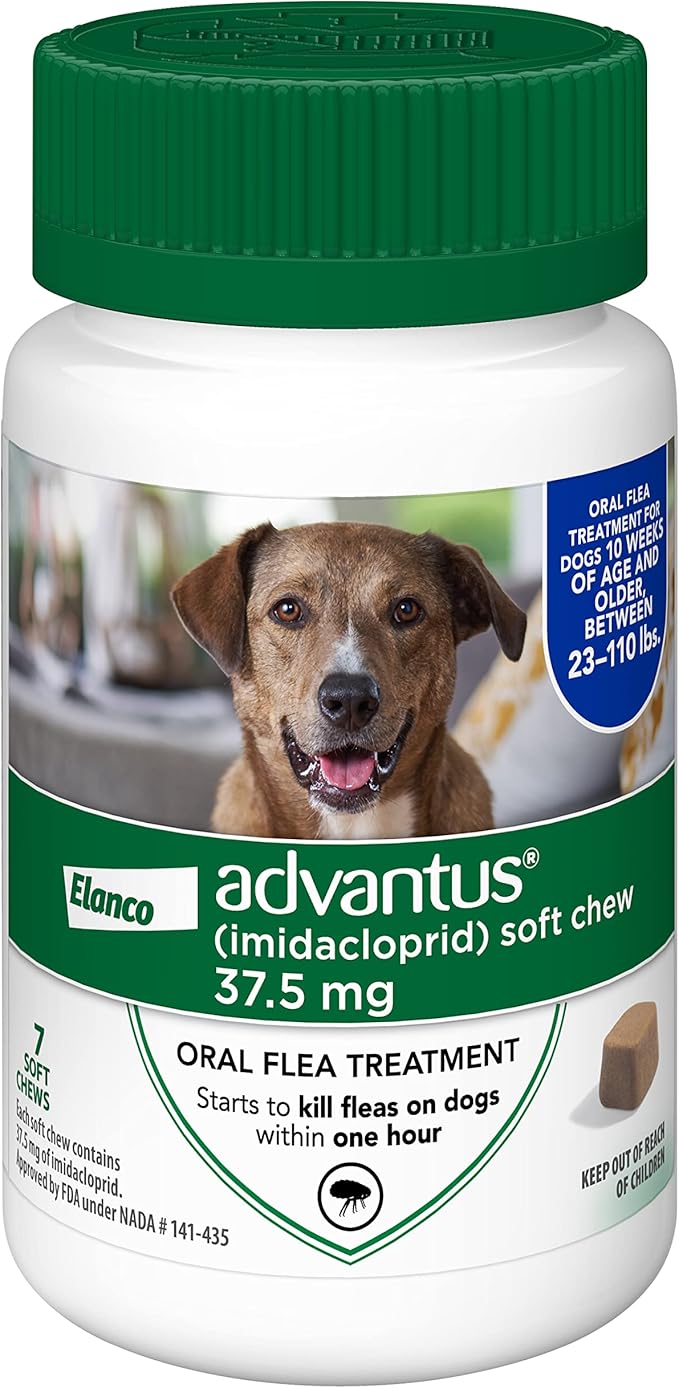 Advantus (Imidacloprid) Chewable Flea Treatment for Large