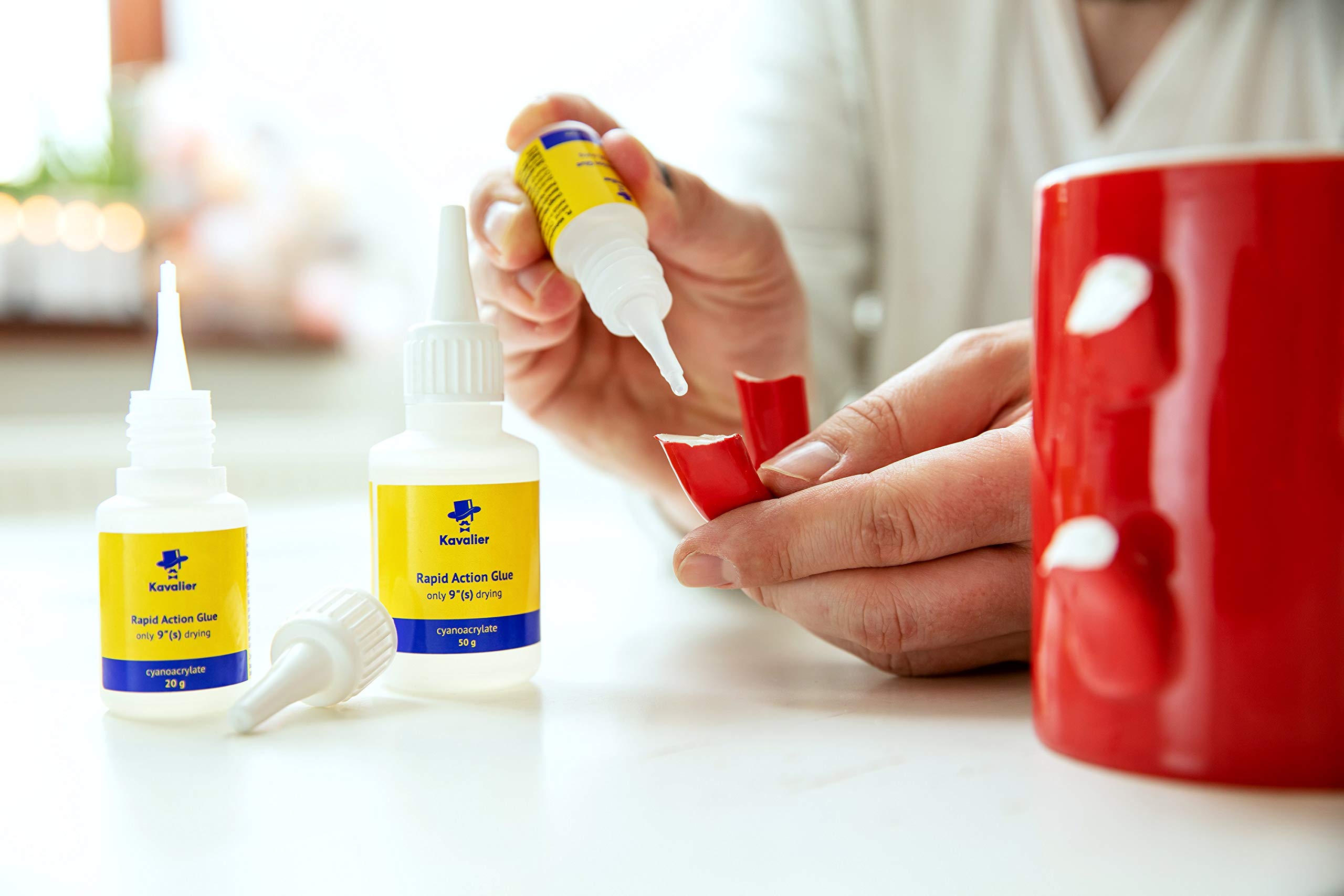 Super Colla Kavalier Extra Forte 20g - Flessibile, Resistente Ad Acqua E Urti, Per Gomma E Legno - Foto 8