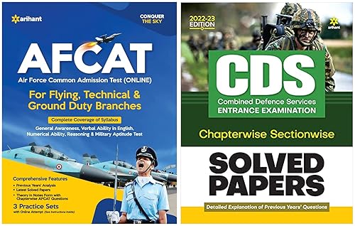 CDS Solved Paper Chapterwise Sectionwise+AFCAT (Flying technical &amp; ground duty branch) 2022