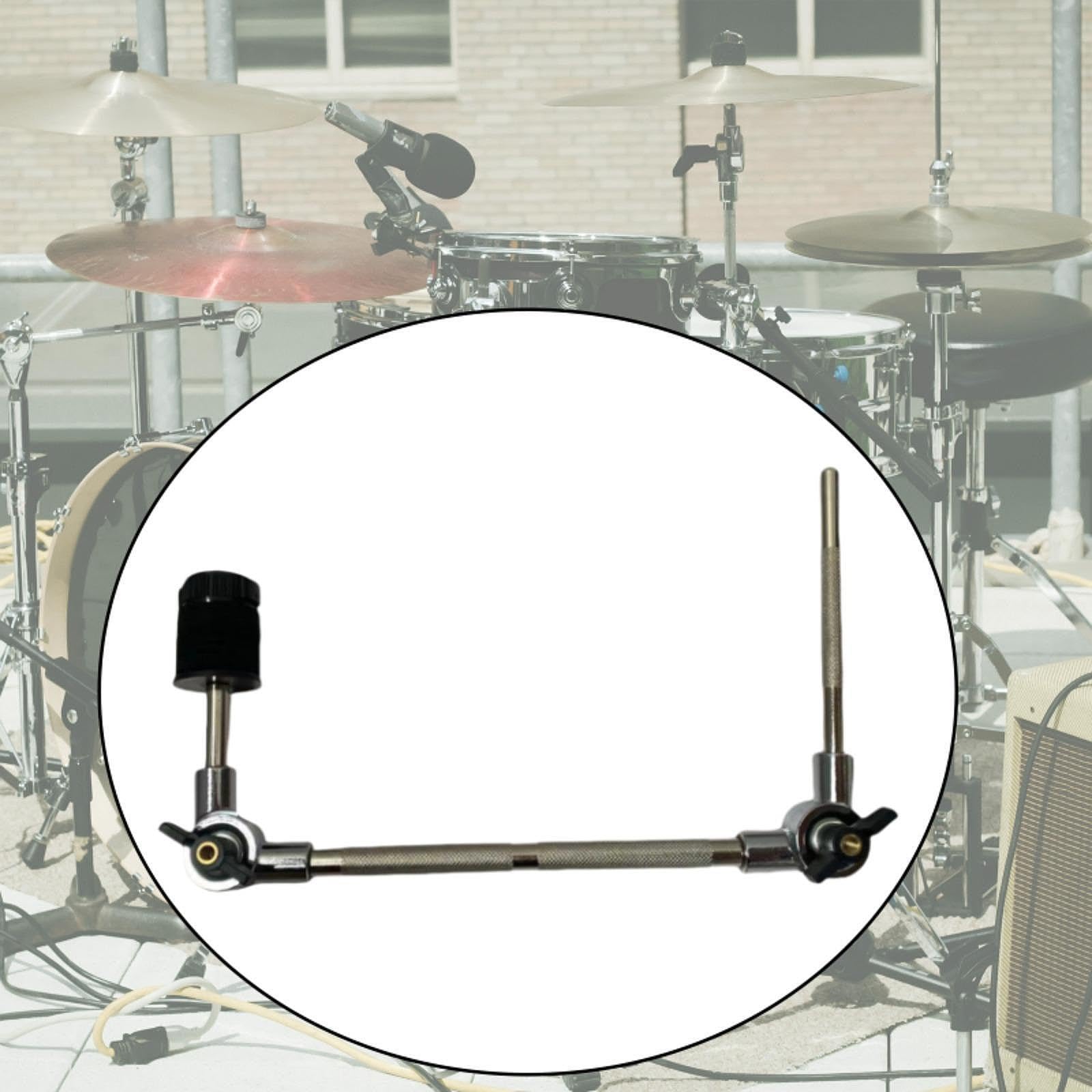 Generic Attacco per Piatti, Supporto per Morsetto per Piatti, Morsetto per Set di Batteria Regolabile, Morsetto di Estensione per Tamburo per Parti di Strumen, S