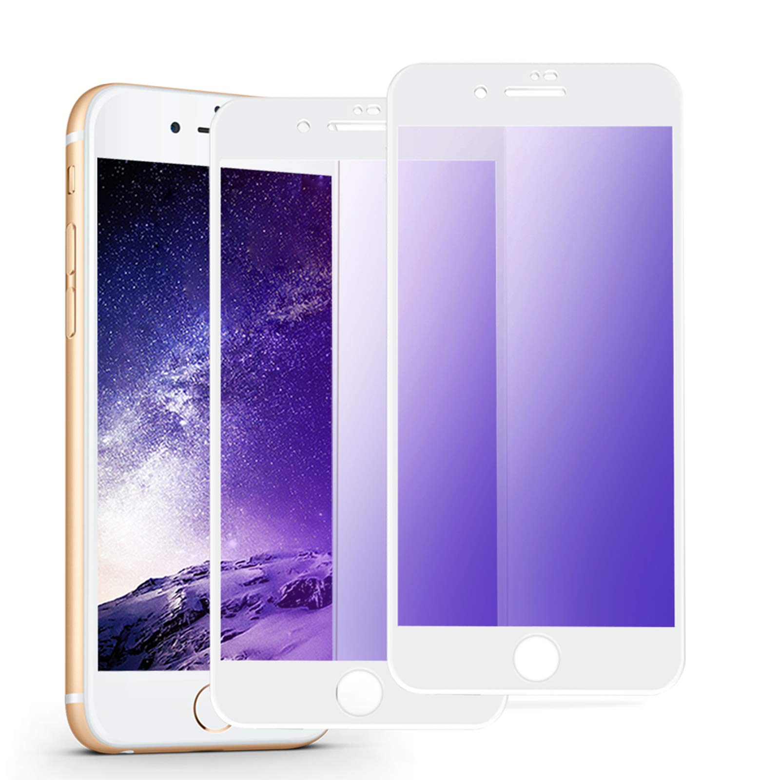 Amazon | iPhone7 ガラスフィルム 全面 保護 iPhone8 ガラスフィルム 