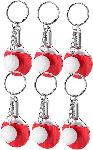 BESPORTBLE 12 piezas mochila regalos conmemorativos traje decorar deportes tenis de mesa colgantes de pelota bolsas pingpong llavero bolso colgante