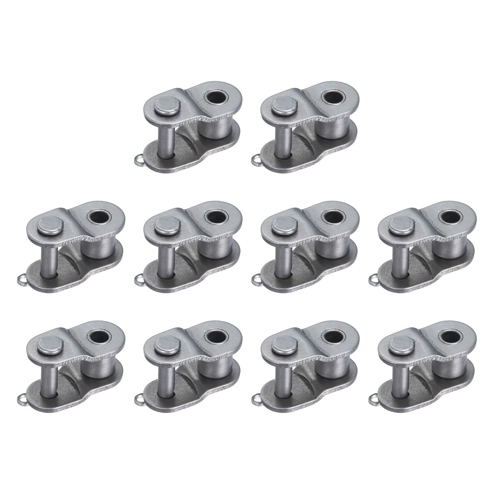 5 PCS #420 Roller Chain Offset Half Links - Carbon Steel Connecting