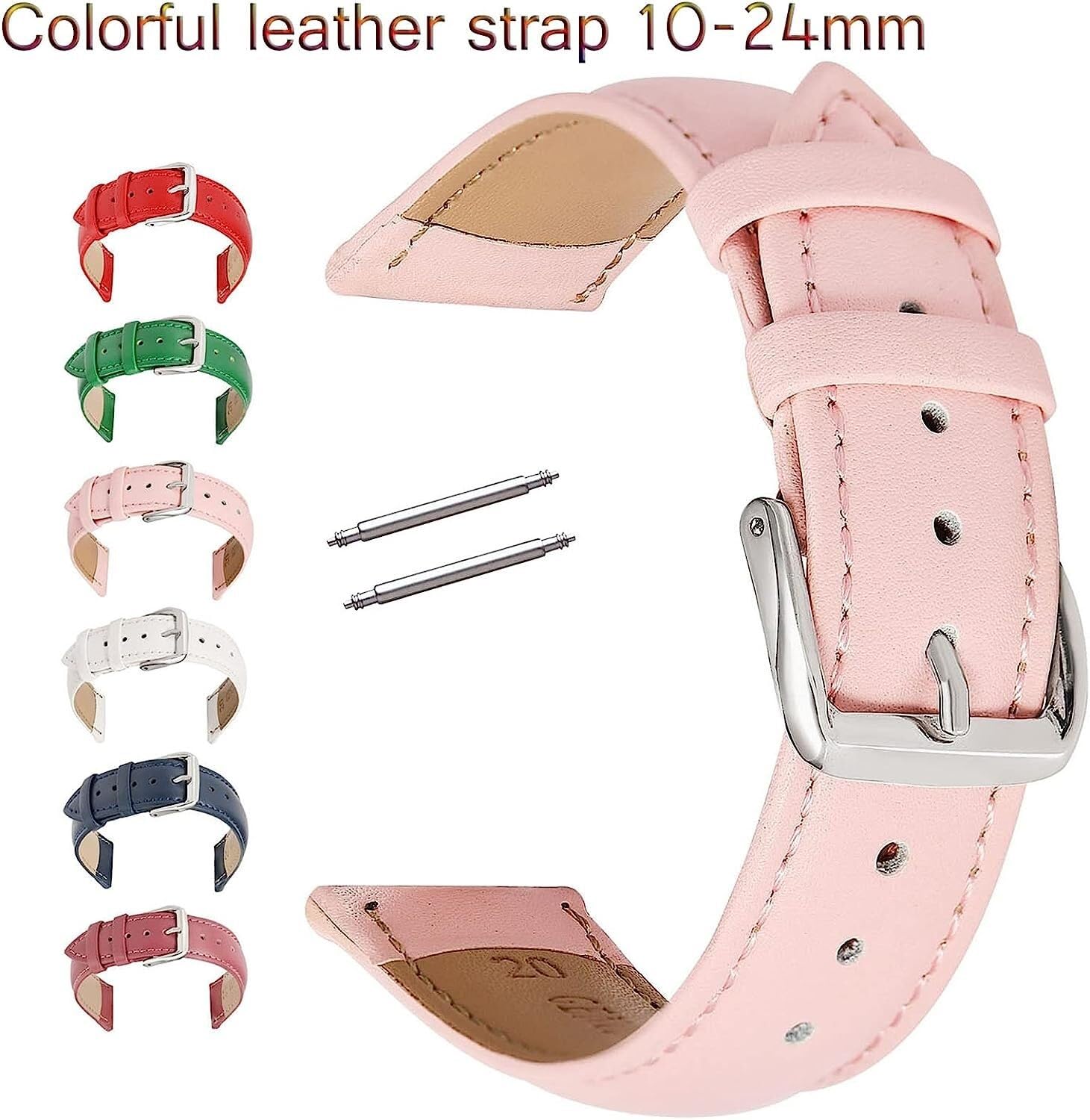 Cinturino in vera pelle intrecciata a mano da 12 mm, 14, 16, 18, 20, 22, 24, for orologi donna e uomo
