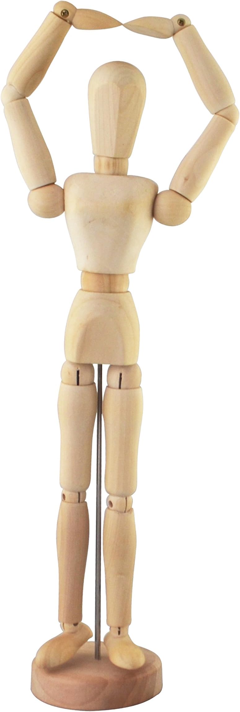 Drawing Figure Mannequin Wooden Model - Wood Human Art Manikin Posable for Artist sketching posing doll 12'' Inch Female